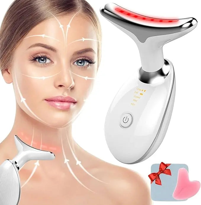 PrimeCart™ Rechargeable LED Facial And Neck Massager