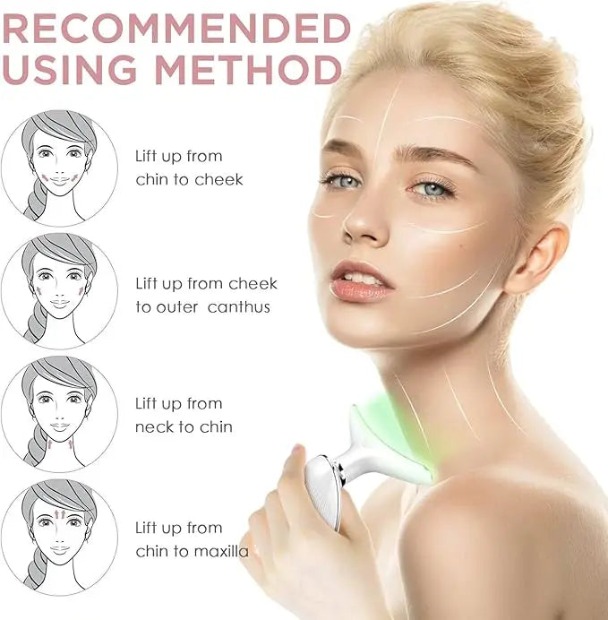 PrimeCart™ Rechargeable LED Facial And Neck Massager