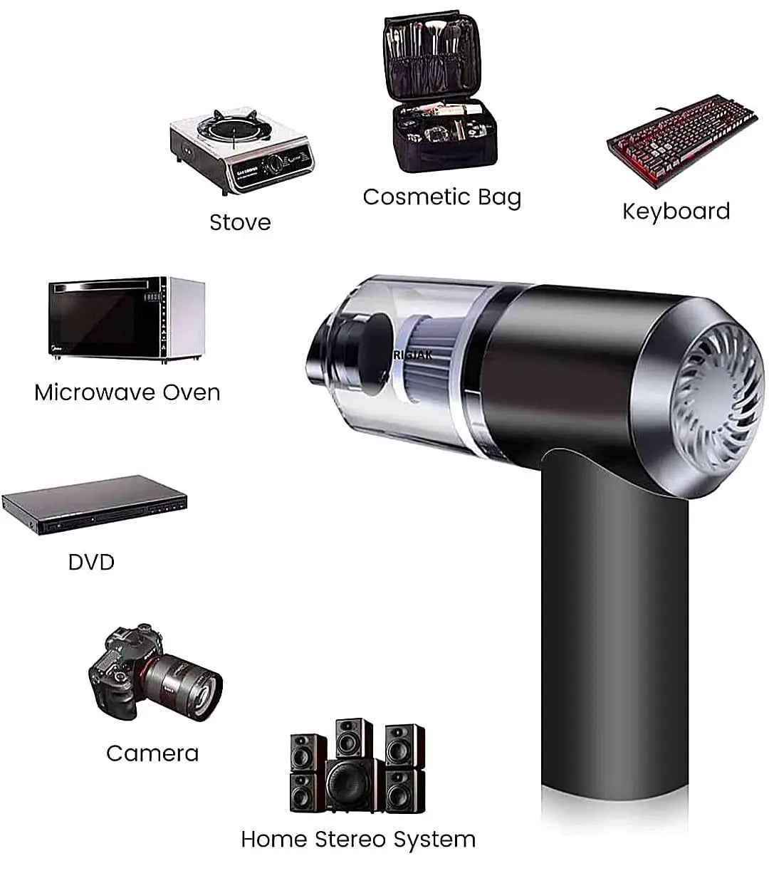 PrimeCart™ Handheld Wireless Vacuum Cleaner