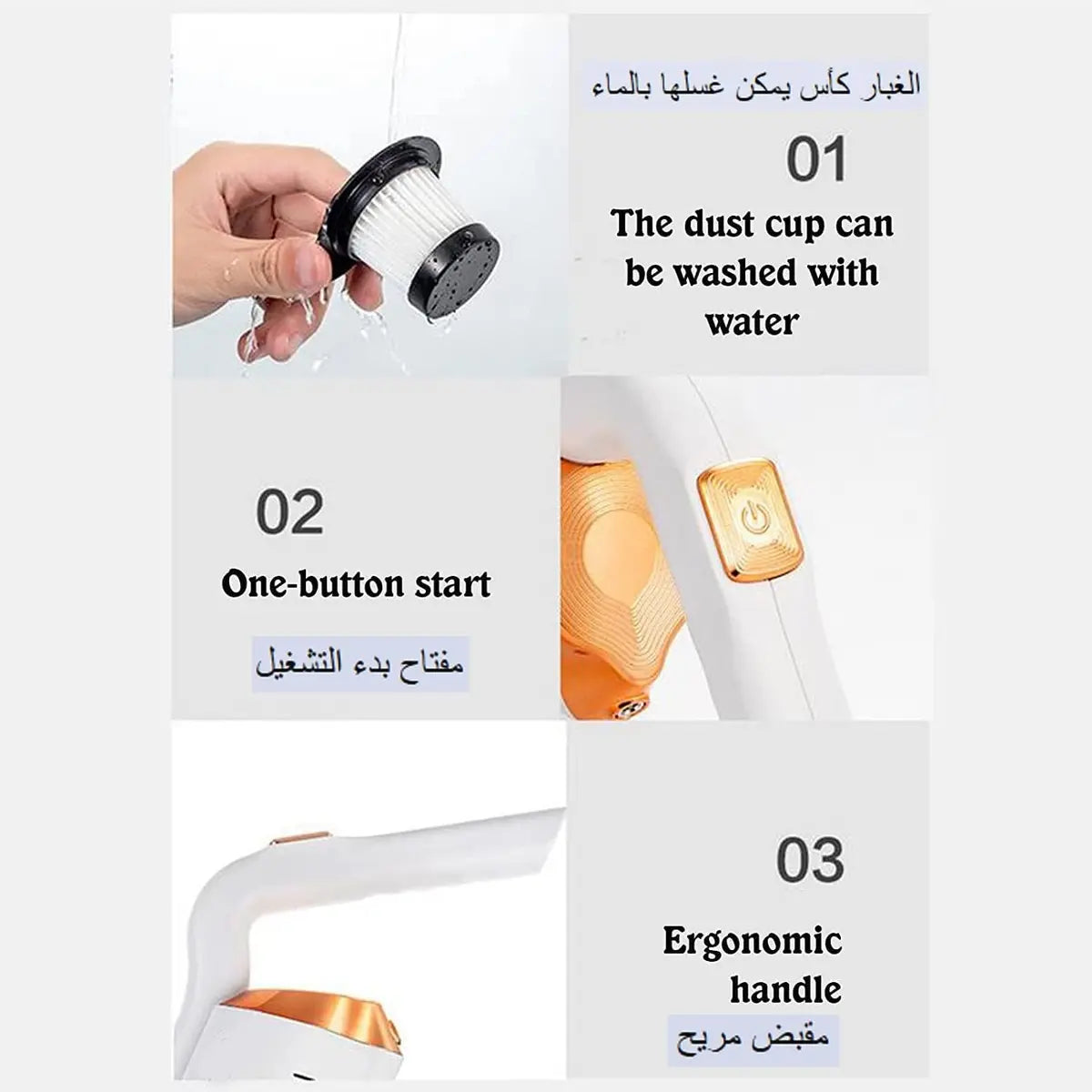PrimeCart™  Handheld Vacuum Cleaner
