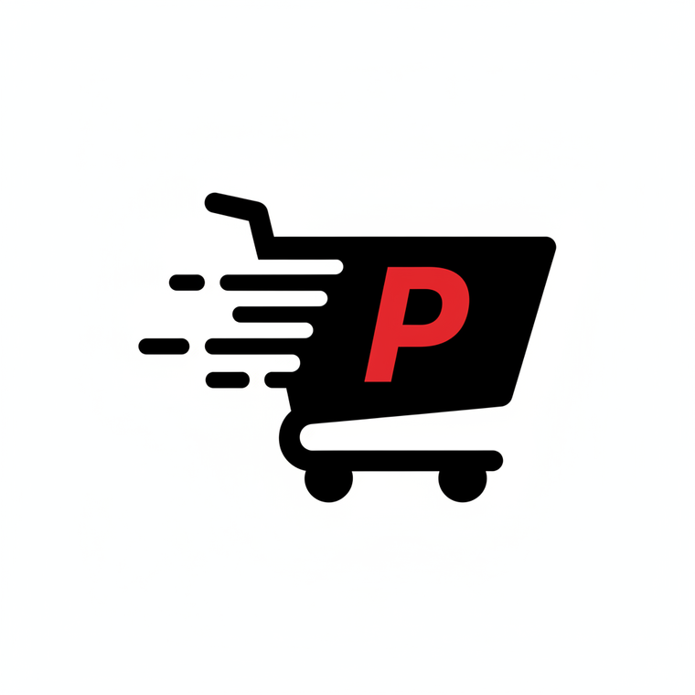 Prime Cart Favicon Black Red P