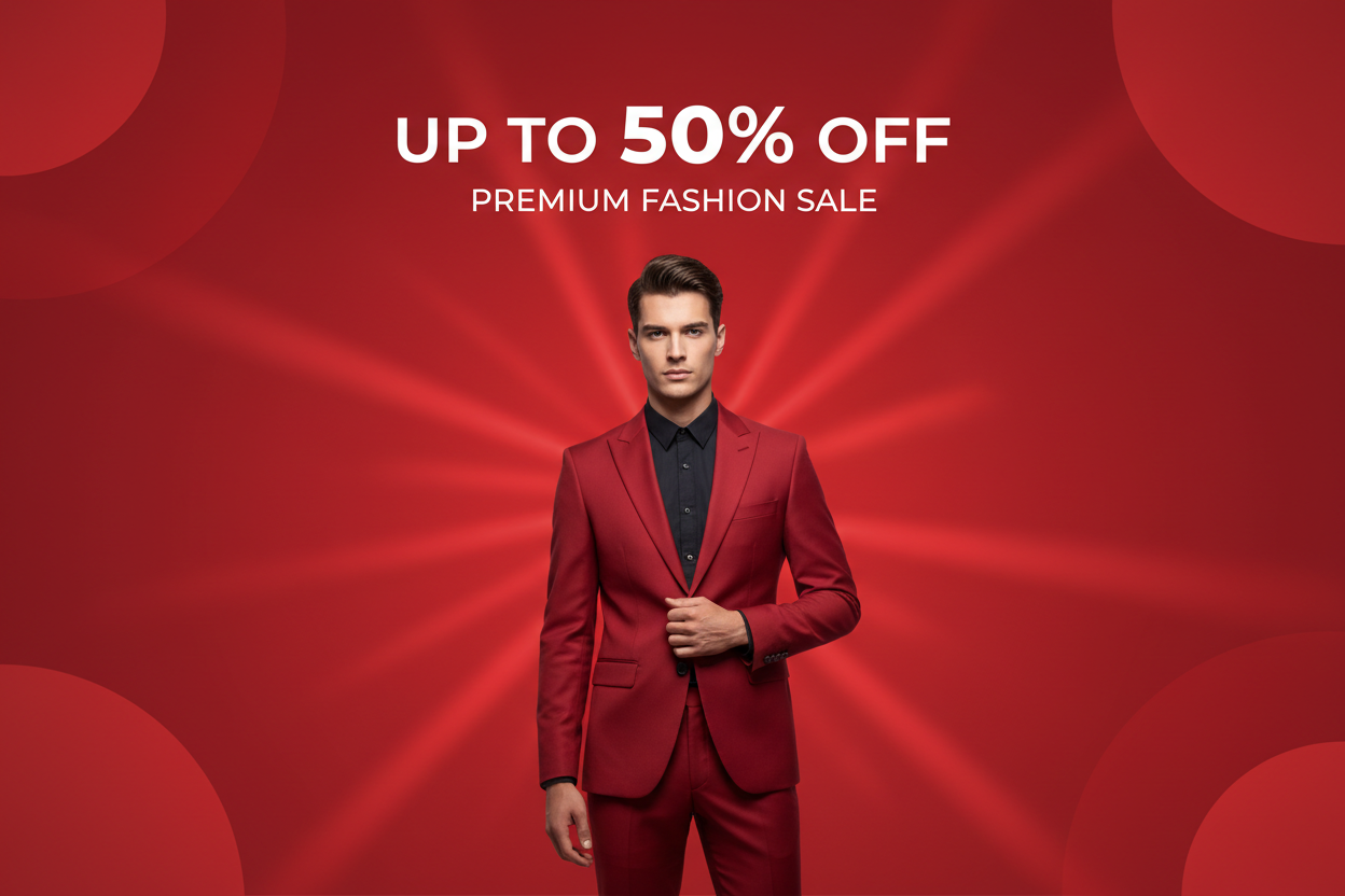 Up to 50% Off Banner
